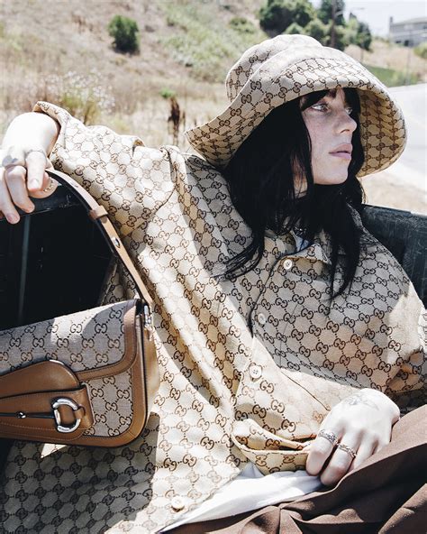 billie eilish gucci campaign|billie eilish demetra bag.